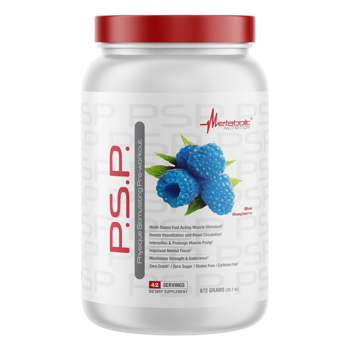 PSP PUMP POWDER / Metabolic Nutrition Blue Raspberry