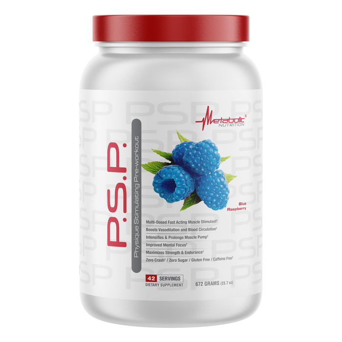 PSP PUMP POWDER / Metabolic Nutrition Blue Raspberry