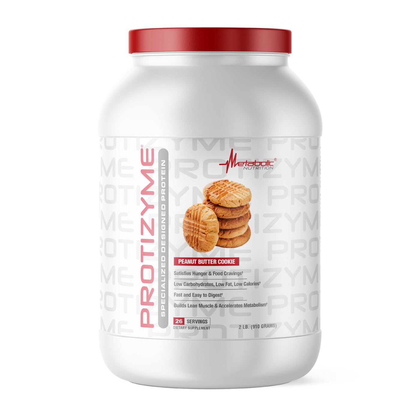 PROTIZYME 2LB by Metabolic Nutrition PEANUT BUTTER COOKIE