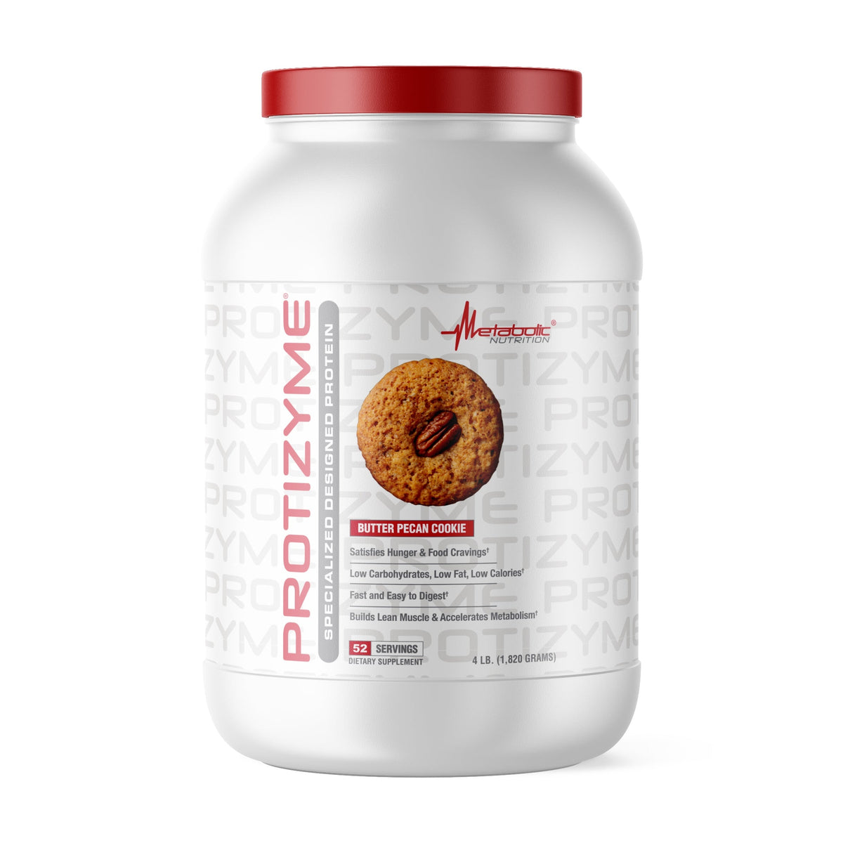 PROTIZYME 5LB by Metabolic Nutrition BUTTER PECAN