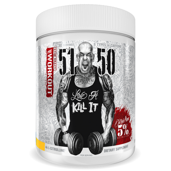 5150 WHITE Preworkout by 5% Nutrition TROPICAL RAGE