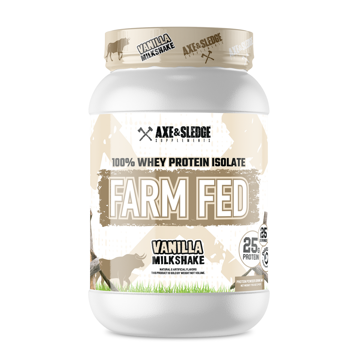 FARM FED PROTEIN 2lb / Axe & Sledge VANILLA MILKSHAKE