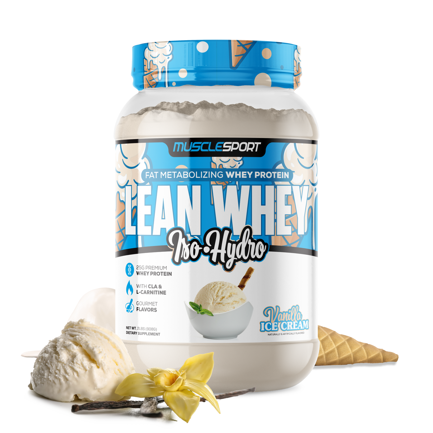 LEAN WHEY 2LB / MUSCLESPORT VAN