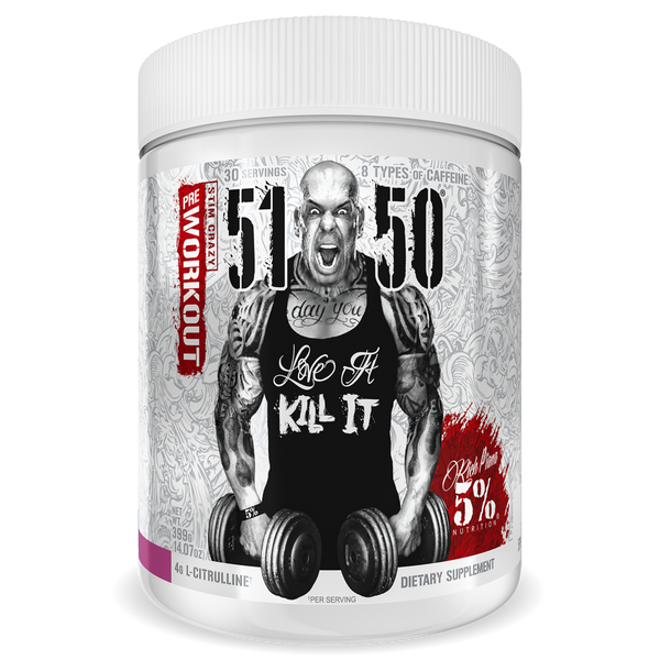 5150 WHITE Preworkout by 5% Nutrition WILD BERRY