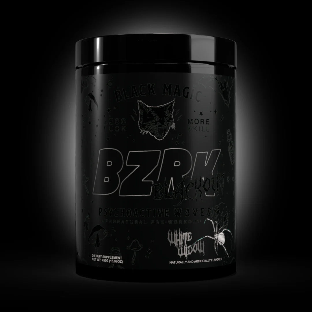 BZRK PRE WORKOUT / BLACK MAGIC SUPPLY WHITE WIDOW