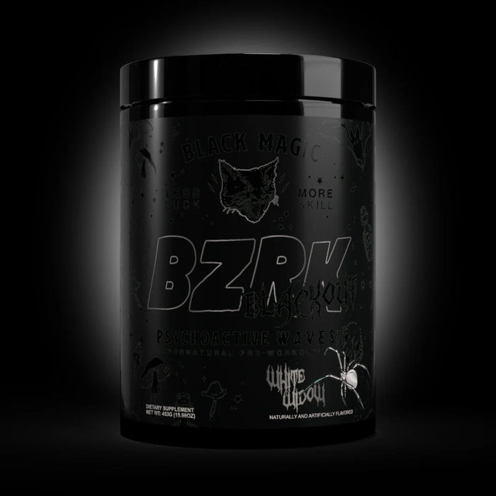 BZRK PRE WORKOUT / BLACK MAGIC SUPPLY WHITE WIDOW