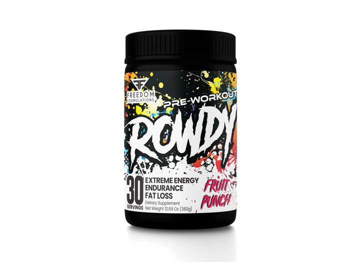 Freedom Formulations Rowdy Pre-Workout Fruit Punch