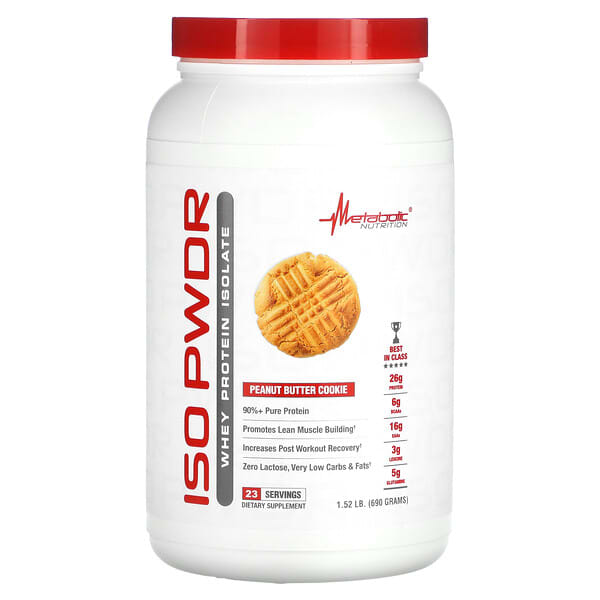 Metabolic Nutrition ISO PWDR Peanut Butter Cookie 1.52 lb