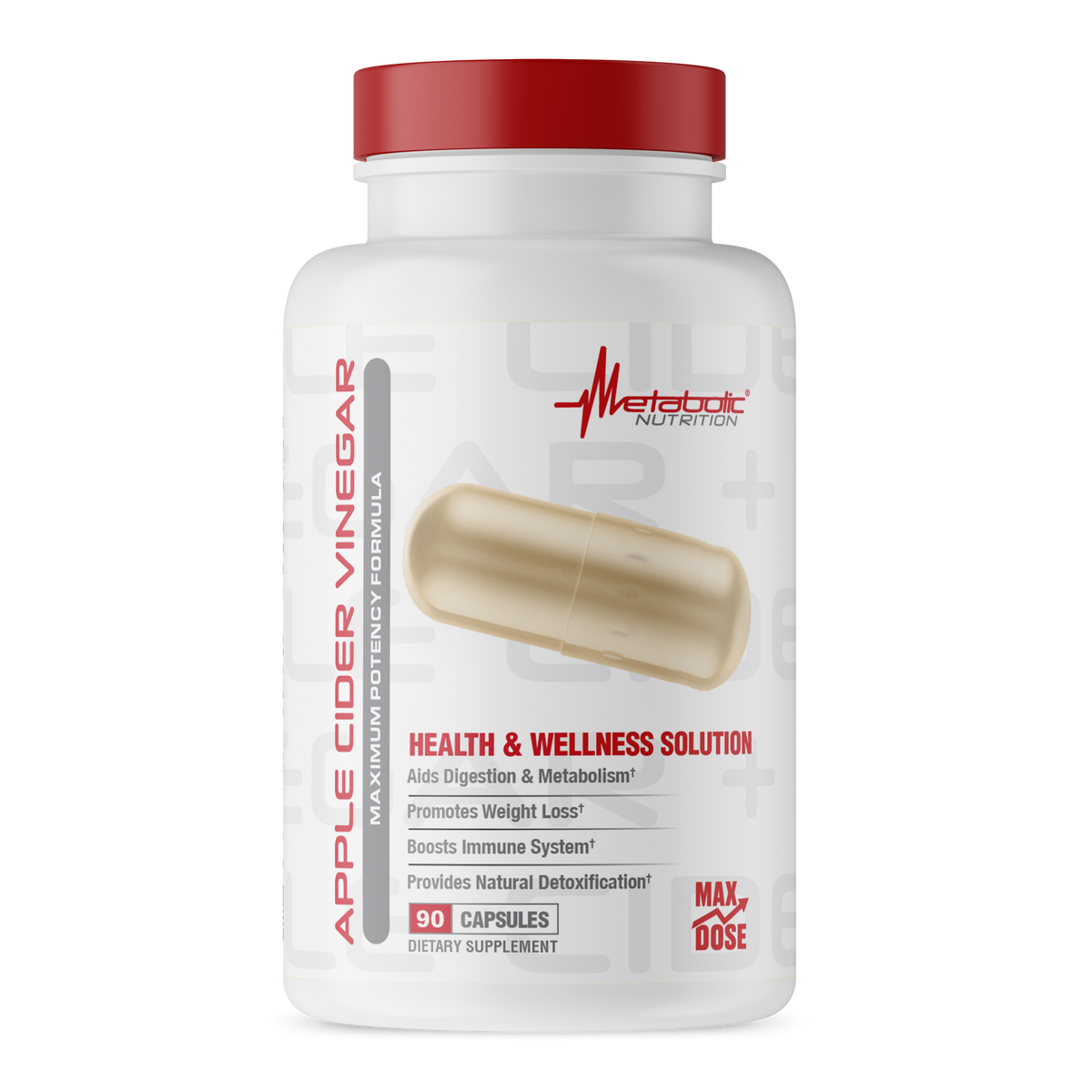 Metabolic Nutrition Apple Cider Vinegar 90 capsules