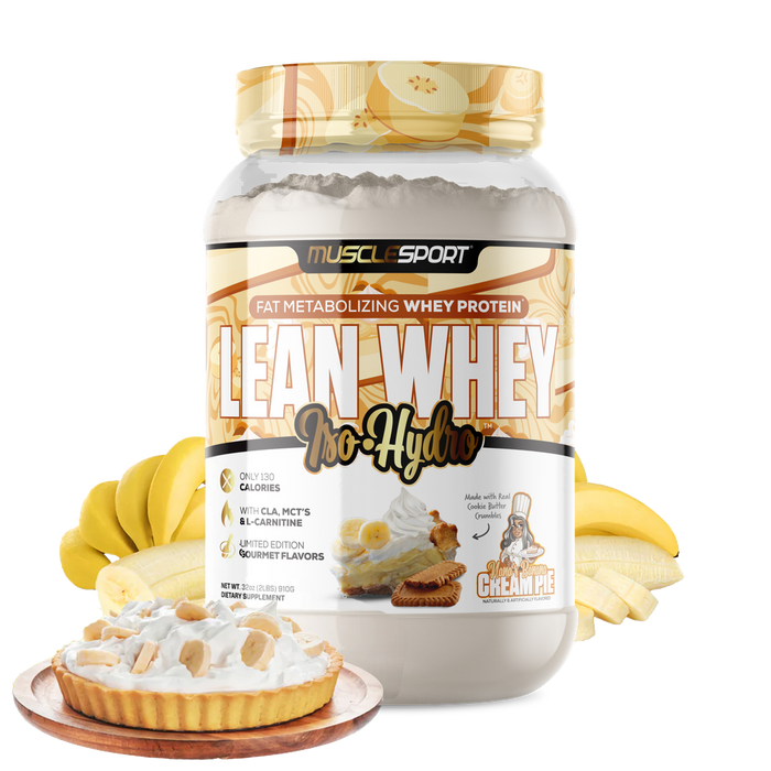 Lean Whey 2LB / MuscleSport Banana Cream Pie
