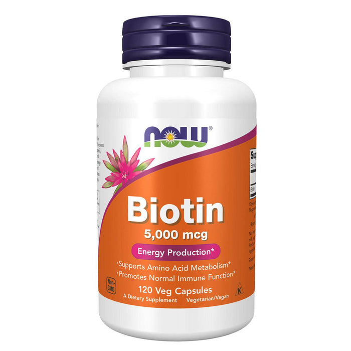 Biotin 5,000 mcg Veg Capsules
