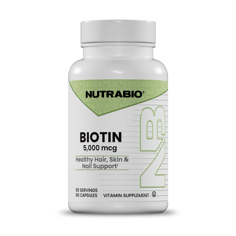 NutraBio Biotin 5000mcg