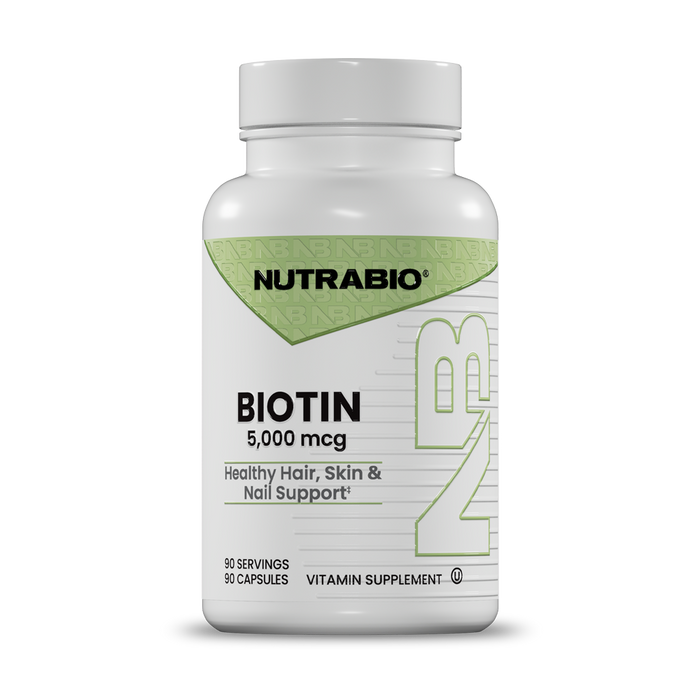 NutraBio Biotin 5000mcg