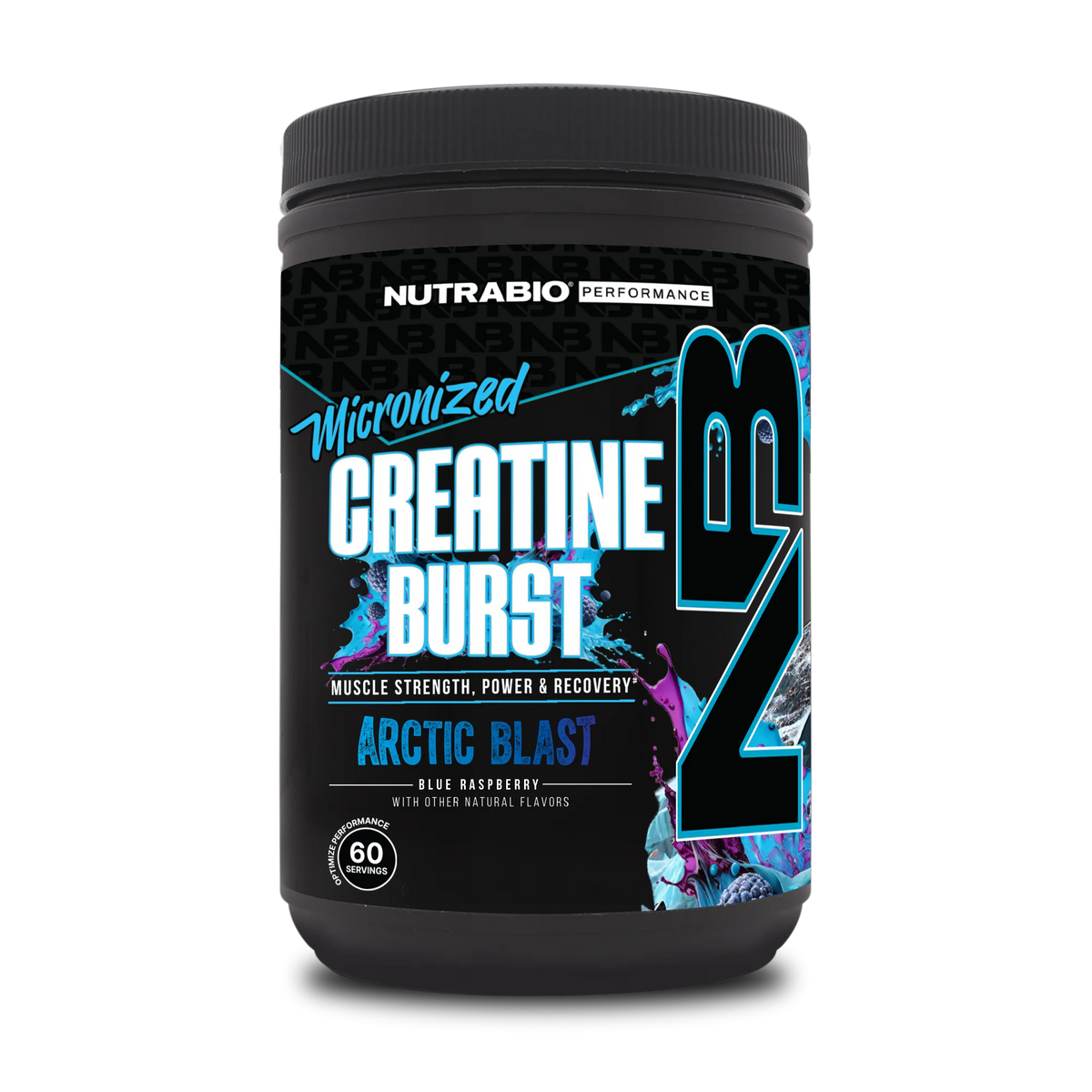 NutraBio Creatine Burst Blue Raspberry