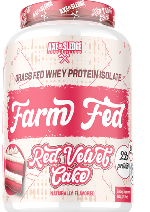 FARM FED PROTEIN 2lb / Axe & Sledge RED VELVET CAKE