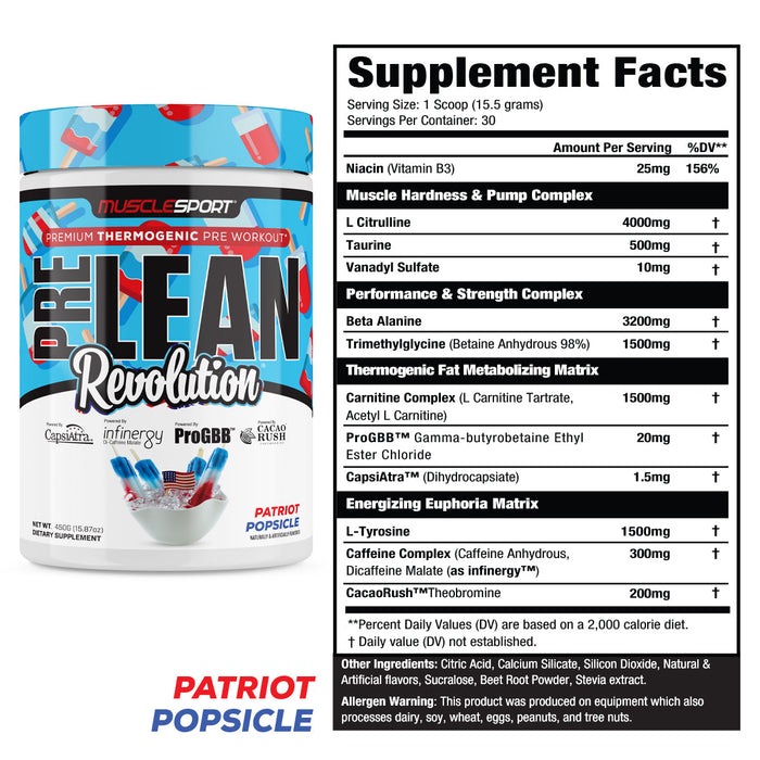 PRE LEAN REVOLUTION PATRIOT POPSICLE