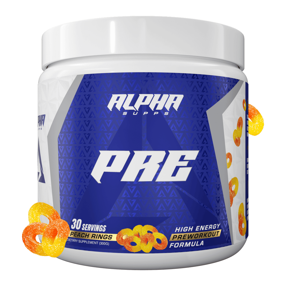 PRE BY ALPHA SUPPS PEACH RINGS