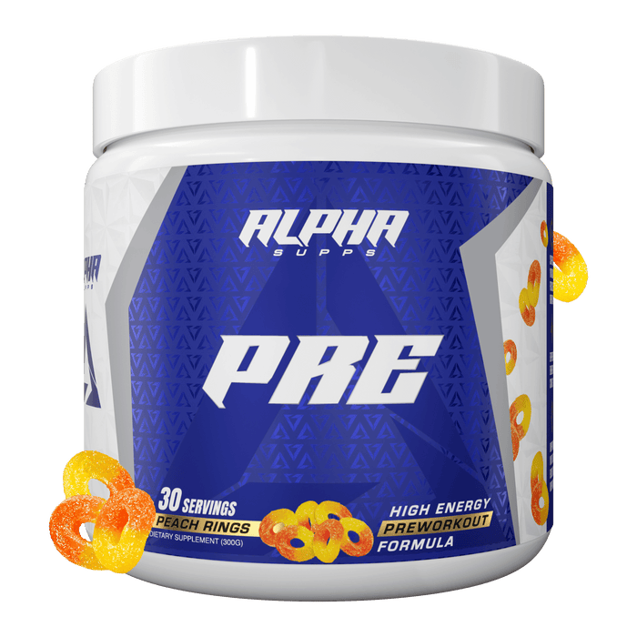 PRE BY ALPHA SUPPS PEACH RINGS
