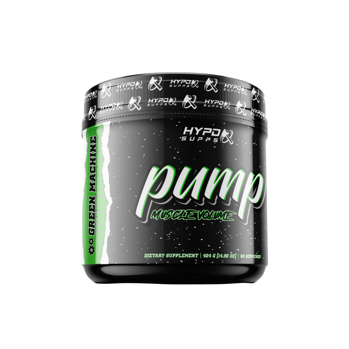 PUMP MUSCLE VOLUME Dark Side HYPD SUPPS Green Machine