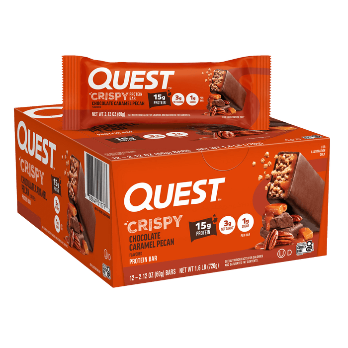 QUEST HERO BAR CHOC CARAMEL PECAN