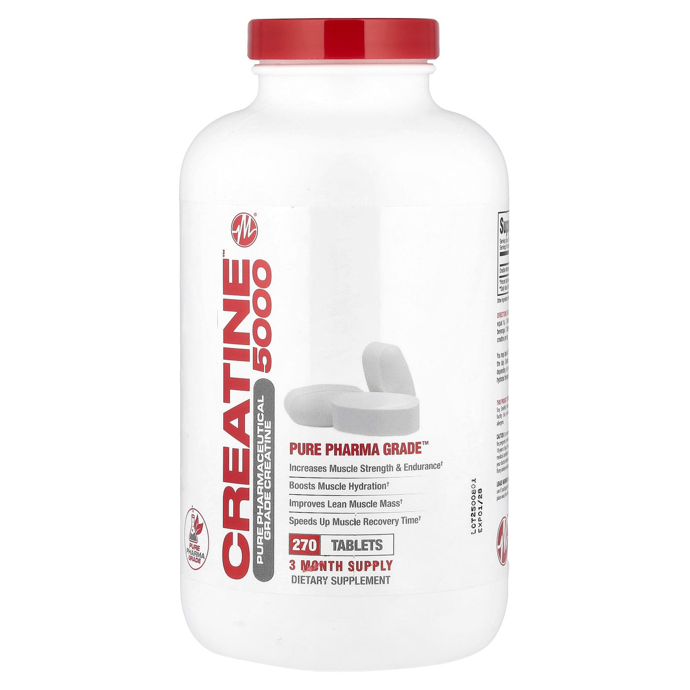 Creatine 5000 270 Tablets Metabolic Nutrition