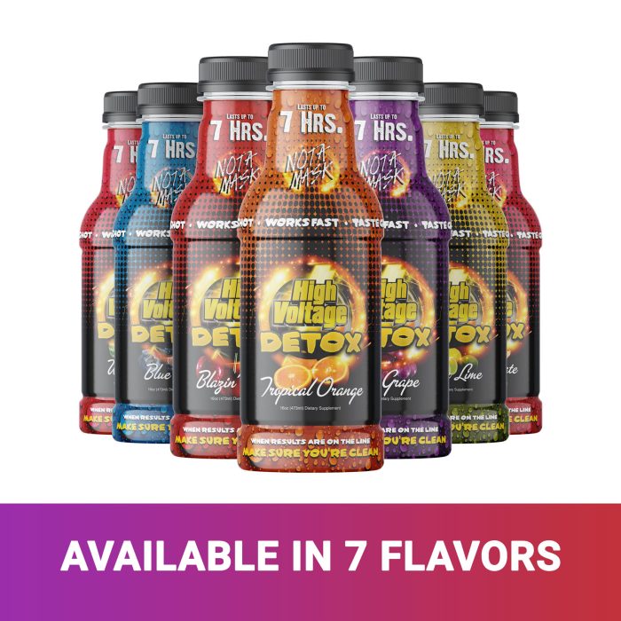 High Voltage Detox 16.9oz Blazin Cherry