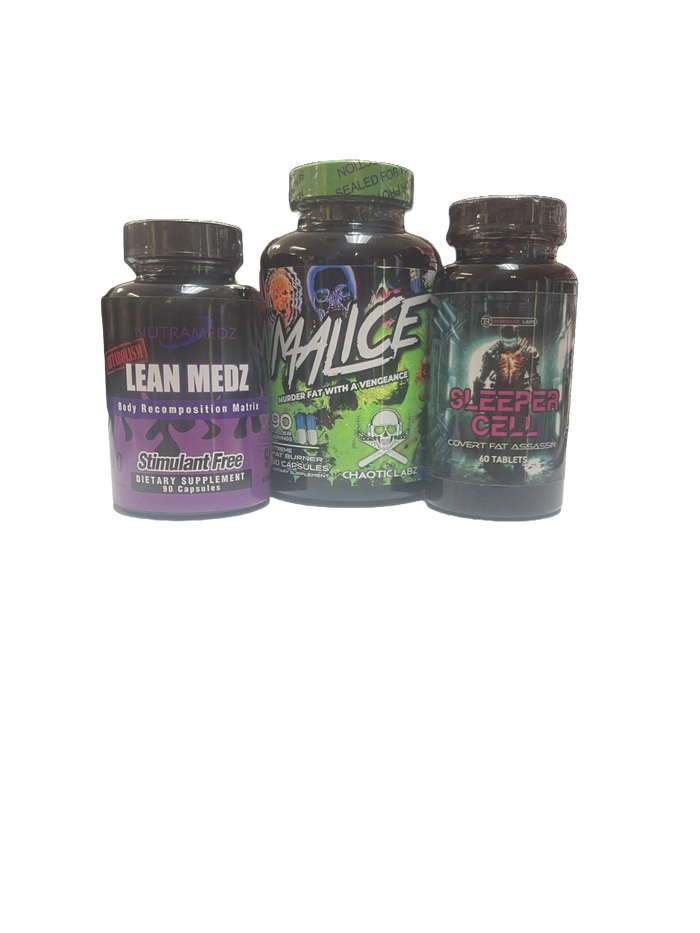 FAT BURNING STACK 1 (MALICE, SLEEPER CELL, LEAN MEDZ)