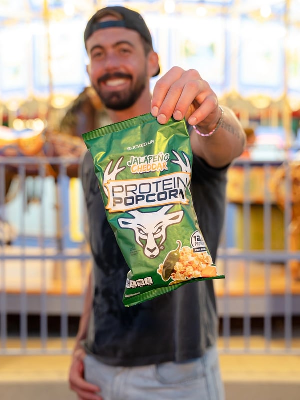 BUCKED UP PROTEIN POPCORN JALAPENO CHEDDA